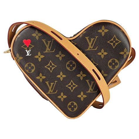 louis vuitton coeur heart bag game on monogram|heart shaped monogram bag.